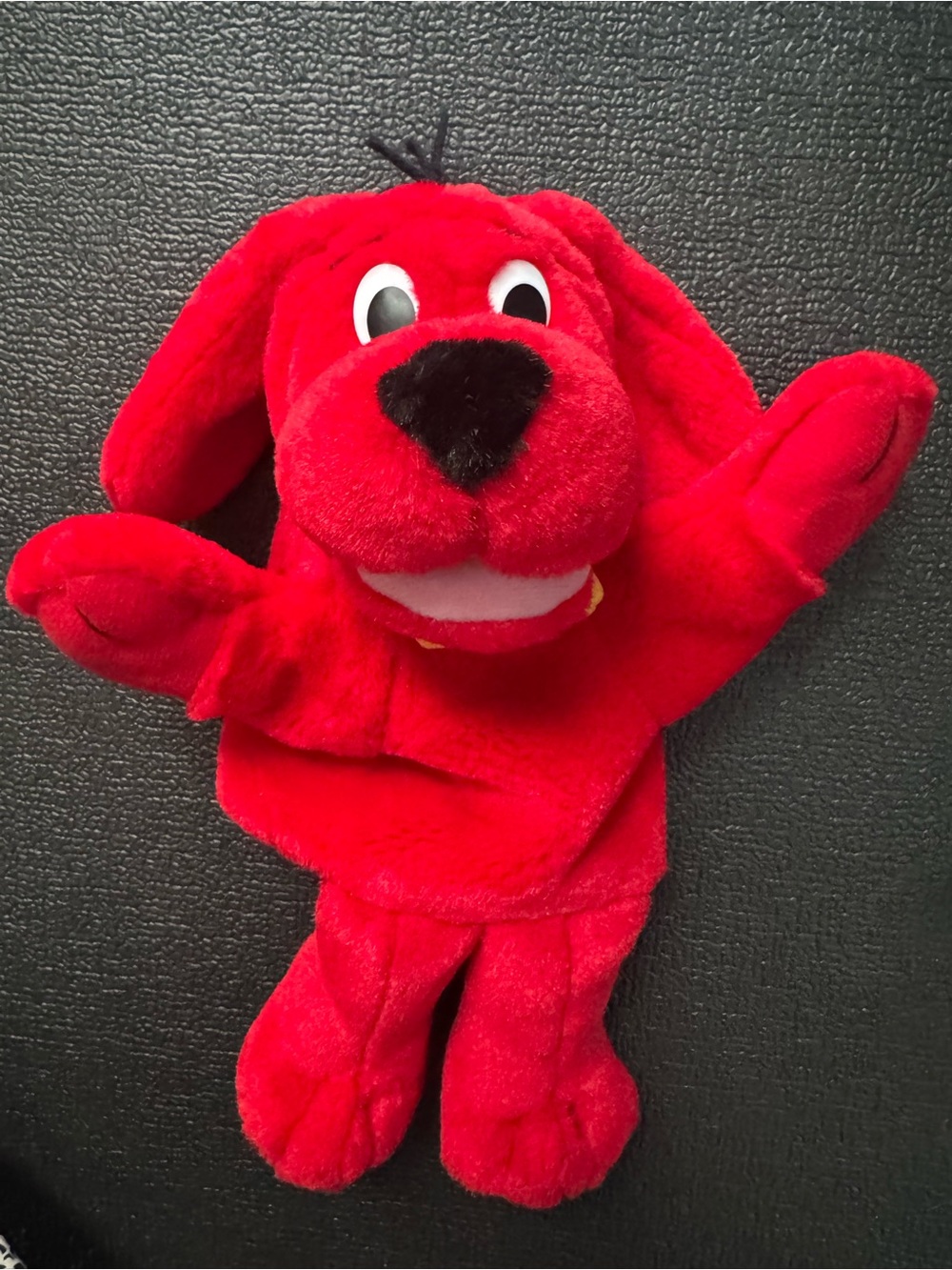 Scholastic CLIFFARD THE BIG RED DOG Plush Dog kids toy Hand Puppet - AVON 1999
